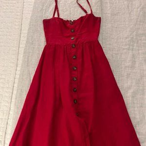 Reformation Linen Midi Dress